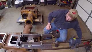 Minneapolis-Moline Prototype 445 Tractor #X231 Restoration - Part 18: Machining the Rear End Casting