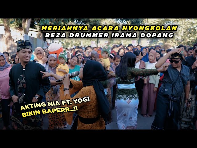 MOMEN LANGKA NIA FT. YOGI ADU AKTING BIKIN BAPER SAAT MENYANYIKAN LAGU MENDERITA VERSI IRAMA DOPANG class=