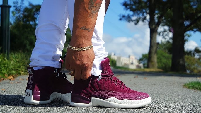 Review & On-Feet: Air Jordan 12 Retro "Bordeaux" - YouTube