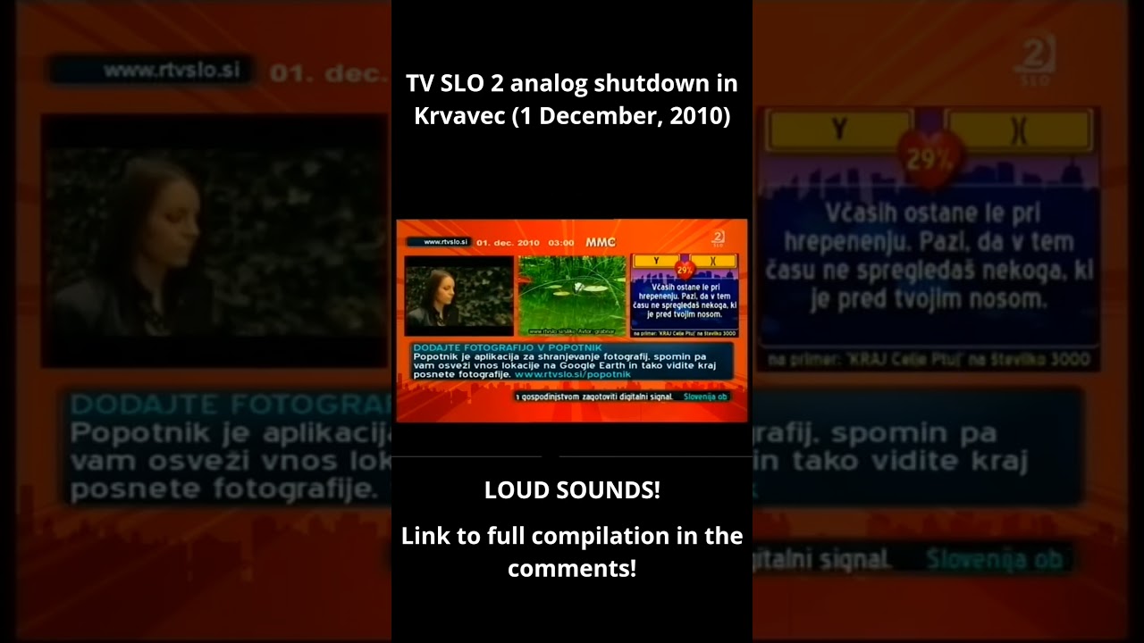 TV SLO 2 Analog shutdown in Krvavec (1 December, 2010) 