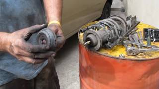 Amortiguador delantero aveo /  Aveo front shock absorber replacement