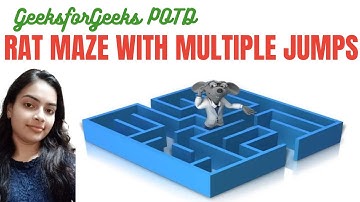 Rat Maze With Multiple Jumps | Backtracking | GeeksforGeeks Problem of the Day