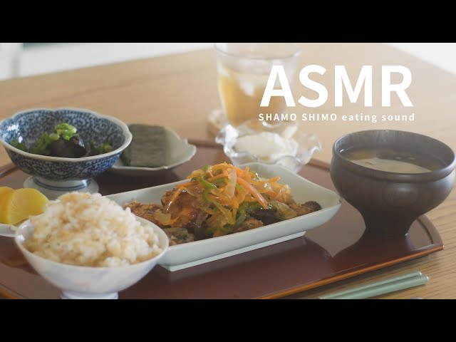 ASMR サバの甘酢餡掛けを作って食べるだけ【MUKBANG/モッパン/咀嚼音】