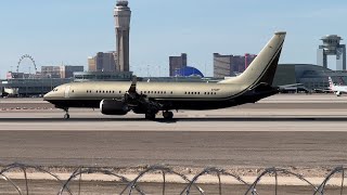 Special Request Private Boeing 737 Max 8 Bbj Lands At Las Vegas N702F
