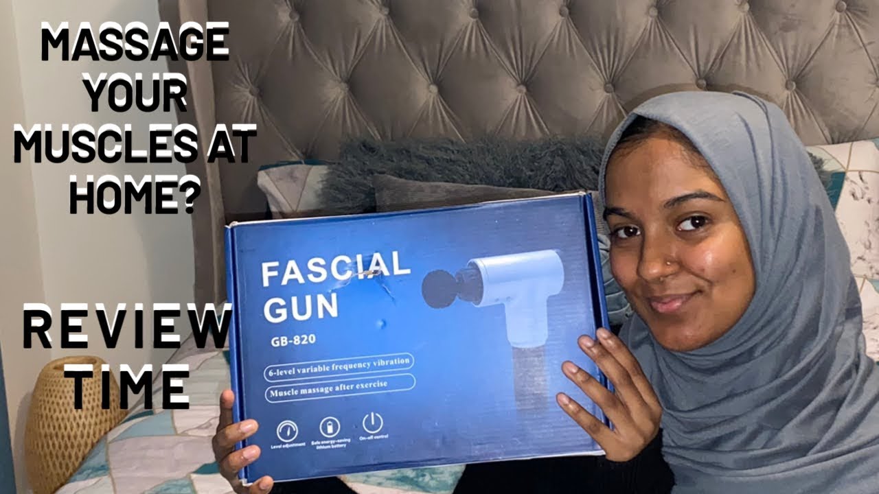 FASCIAL MASSAGE GUN REVIEW | does it actually work?
