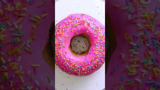 Pretty Pink Donut Cake with Edible sprinkles | How To Make Pink Cakes ? donutcake