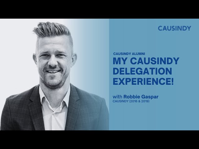 CAUSINDY Alumni Delegation Experience with Robbie Gaspar class=