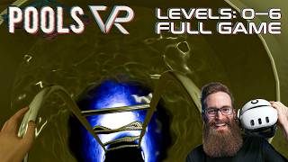 Pools VR | My First Backrooms Experience | Full Game (Levels 0-6)