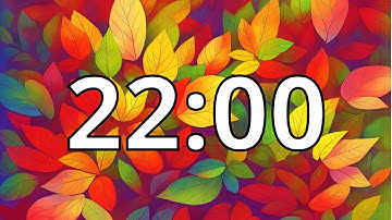 22 Minute Autumn/Fall  Countdown Timer With Music and Alarm (Simple Beep)