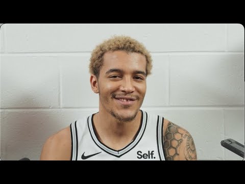 2023-24 San Antonio Spurs Season | Jeremy Sochan's Post-Game Interview 1.20.2024