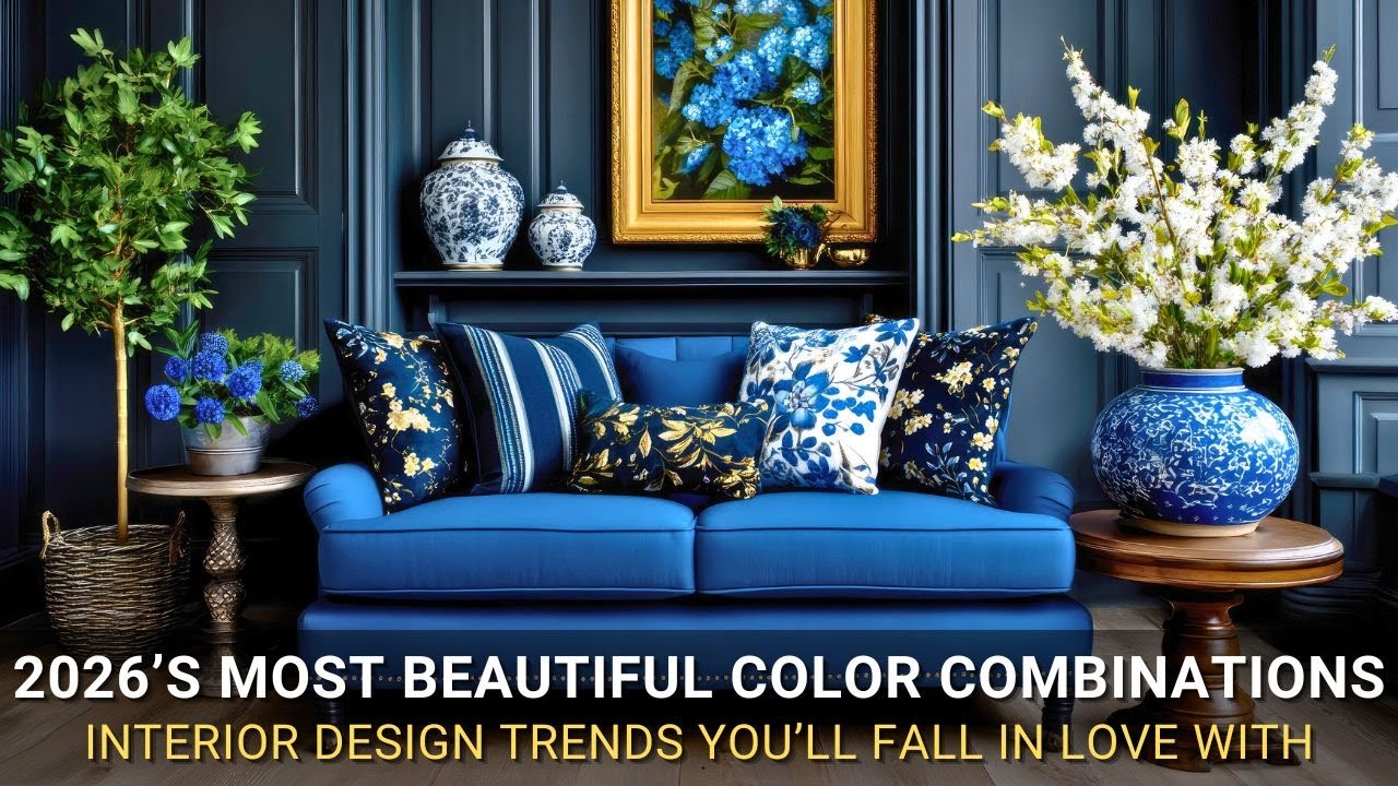 2026’s Most Beautiful Color Combinations Interior Design Trends You’ll ...