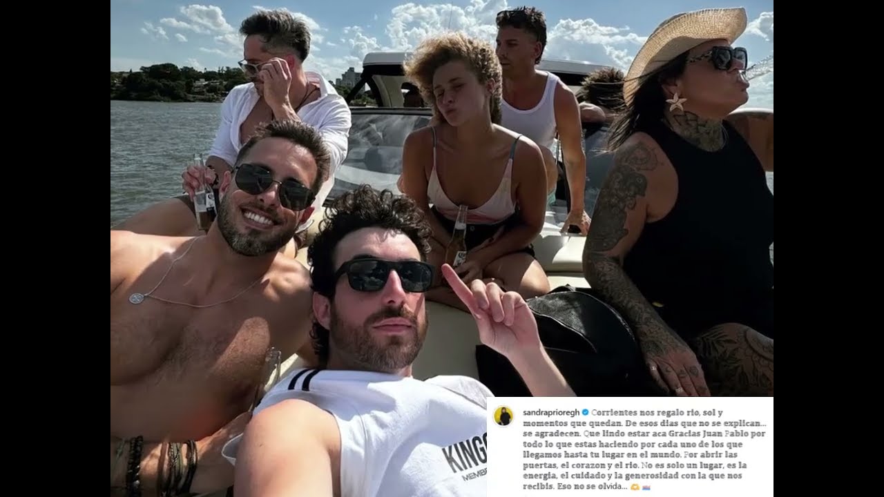 Los ex GH, felices y agradecidos con @jpdevi luego de su paso por Corrientes.