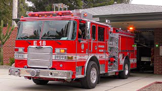 LAFD Engine 18 Responding