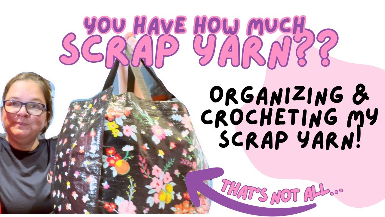 Вяжу крючком из остатков пряжи!!! | Часть 1