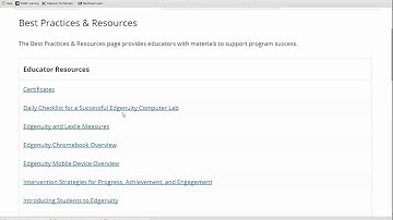 Edgenuity support page