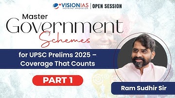 Master Government Schemes for UPSC Prelims 2025 - Coverage That Counts I Part 1