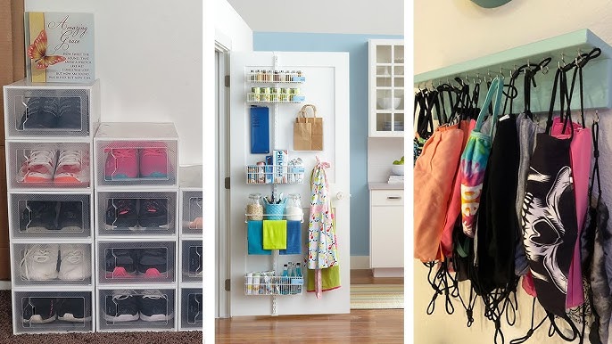 DIY Closet Shoe Storage Idea - Thistlewood Farm