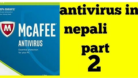 antivirus | in nepali || part 2 || sab computer