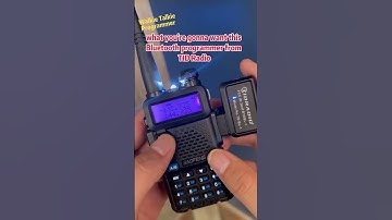 Wireless programmer connects to baofeng uv5r for programming #hamradiooperator #tidradio #baofeng