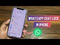 How to Lock Chat on Whatsapp in iPhone | Whatsapp new feature