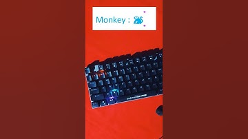 Monkey Symbols Unicode in MS Word Tricks #symbols #keyboard #asmr