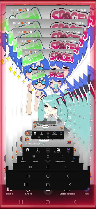 Miku and Kaito sing along Etie is an alien but Miku and Kaito