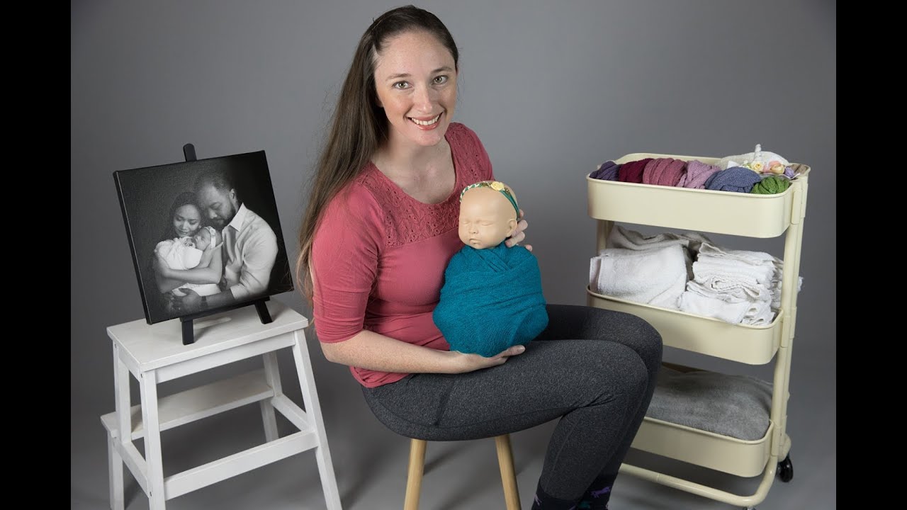 Simple Swaddle Newborn Photography Wrap Tutorial YouTube