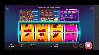 747 KA Gaming slots machine winning moment