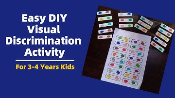 Easy DIY Visual Discrimination Activity - 01
