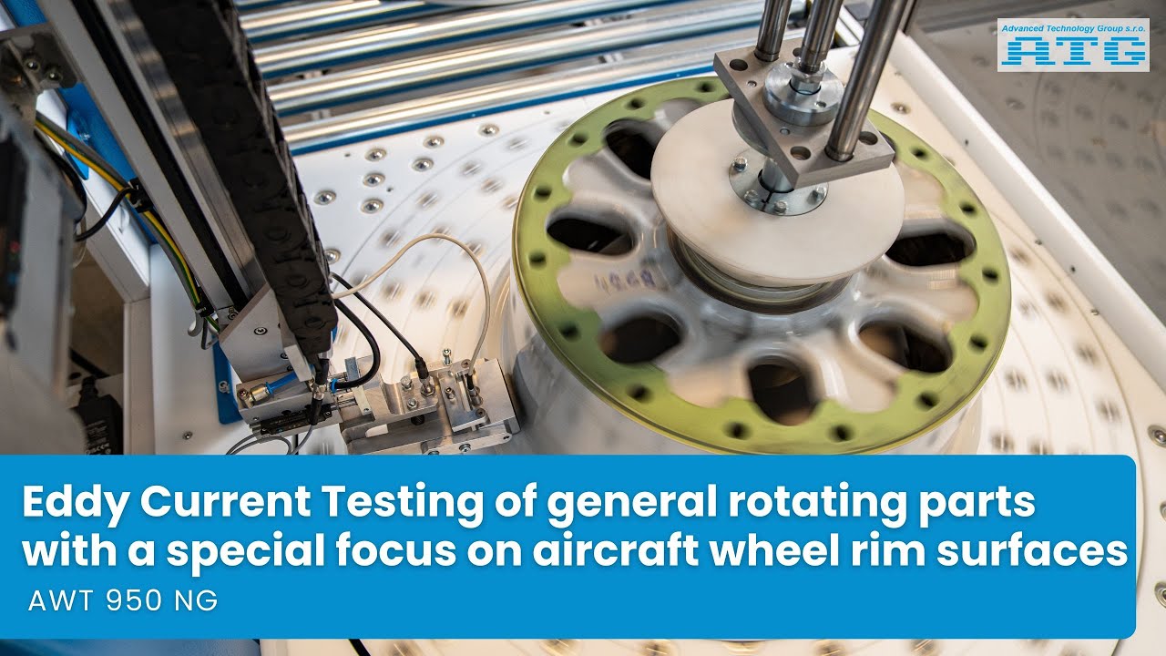 Eddy Current Testing of aircraft wheels (AWT 950 NG) - YouTube