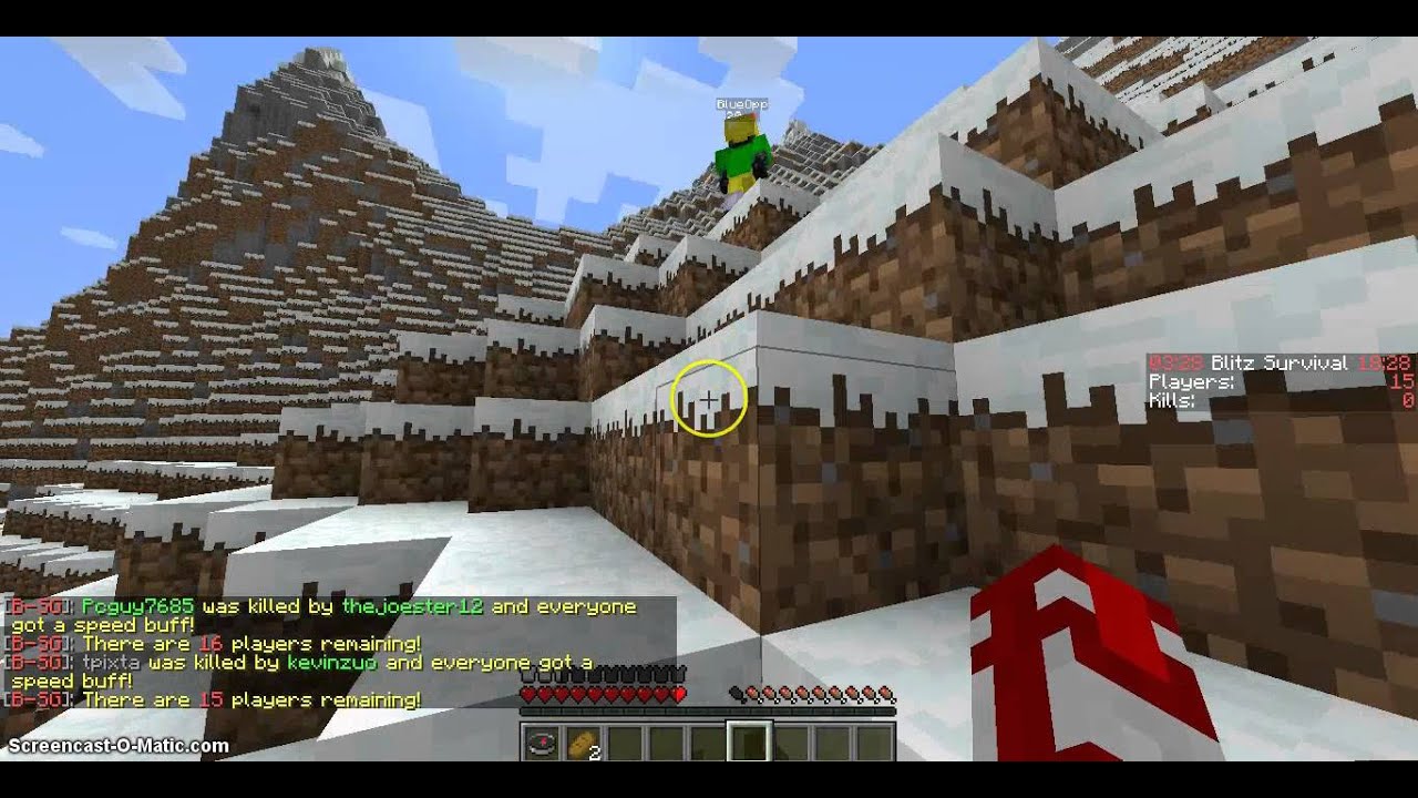 Minecraft Hunger Games! (IP Address in description) YouTube