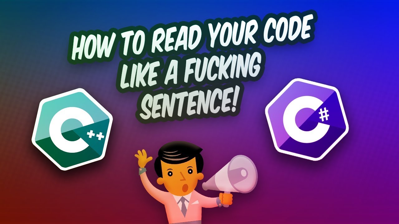 How to read your code like a sentence - YouTube