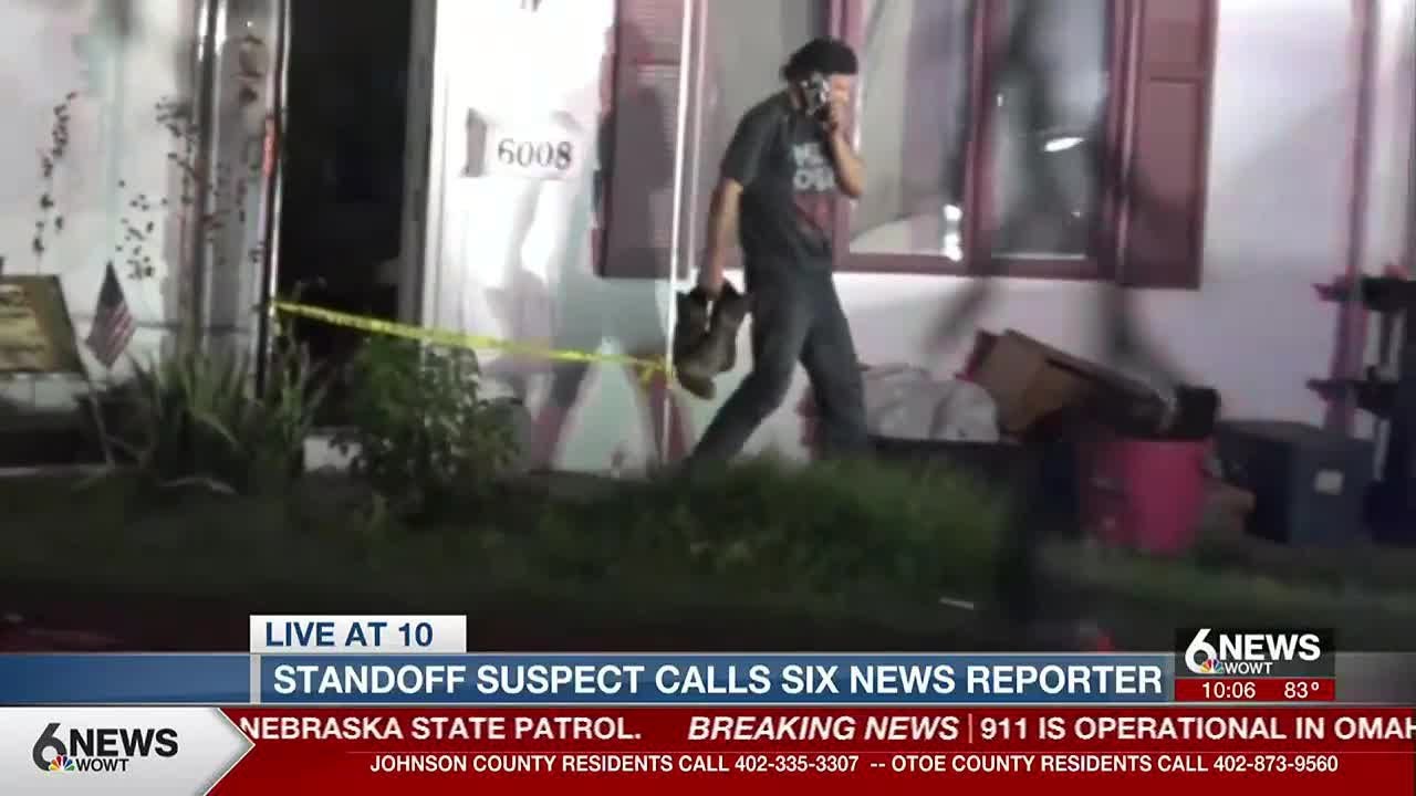 Hours-long standoff ends peacefully after suspect calls 6 News reporter ...
