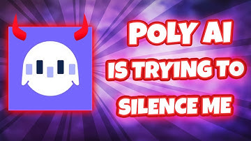 POLY AI IS TRYING TO SILENCE ME..(I NEED YOUR HELP)
