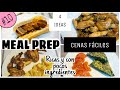 MEAL PREP 10/ CENAS Fáciles/ 4 Recetas/ Menú Semanal Fácil/ cocina conmigo/ Cook with me/ Maricenta