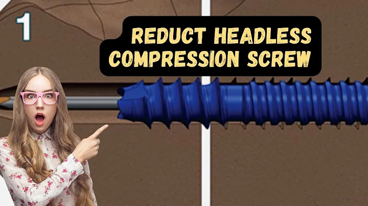 Reduct headless compression screw surgery for bone joining 💉💊💉💊