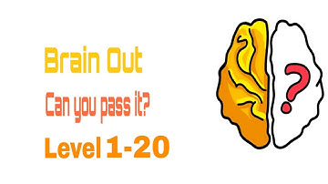 Brain Out Gameplay Walkthrough Level 1- 20