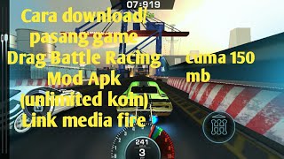 Cara download/pasang game Drag Battle Racing mod apk (unlimited koin) screenshot 1