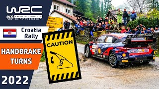 Which Rally Driver does the Best Handbrake Turn? : WRC Croatia Rally 2022