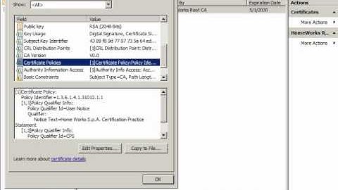 Windows Standalone Root CA