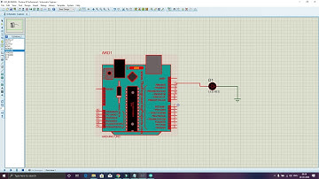 Interfacing LED with Arduino (Simulation using Proteus 8 Professional)