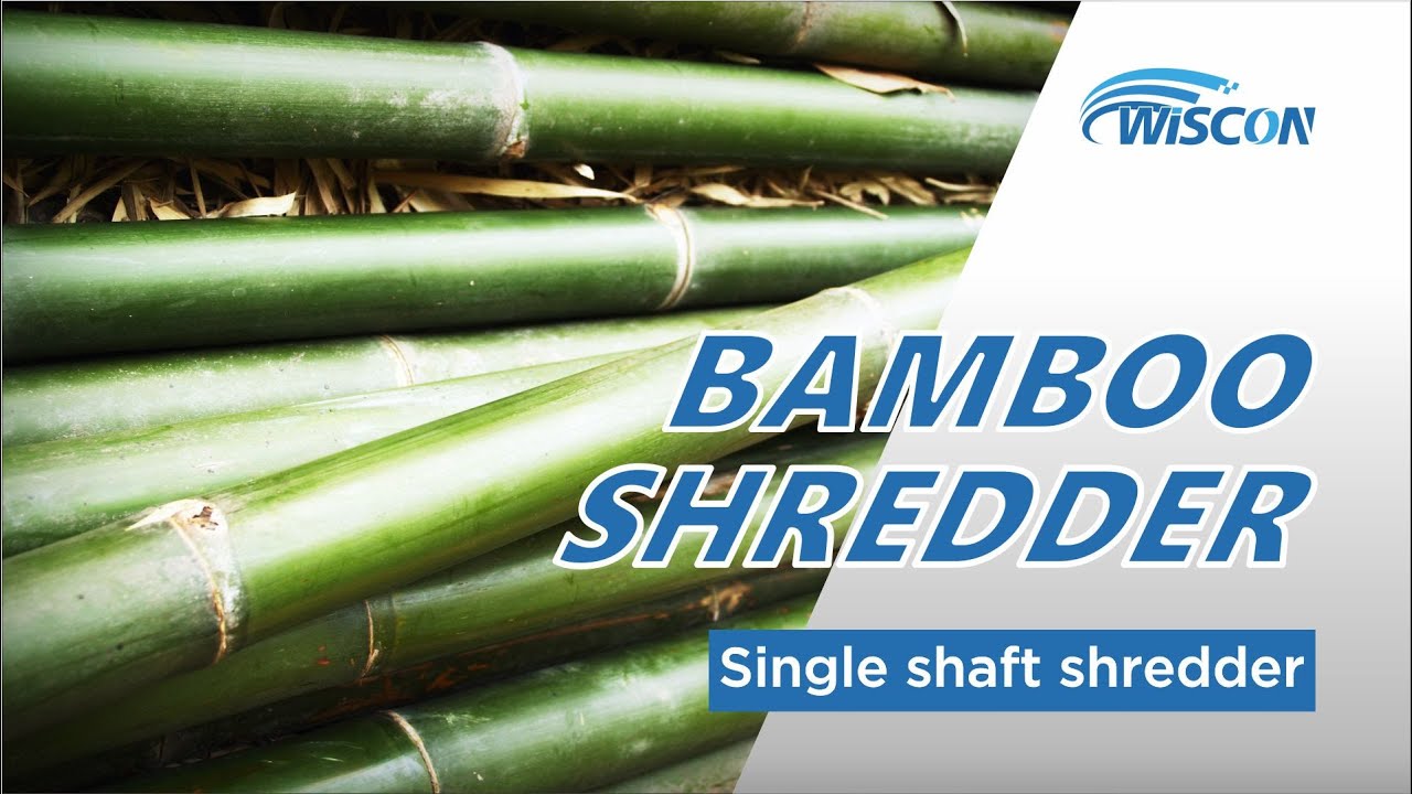 Biomass Shredder Bamboo Shredding YouTube