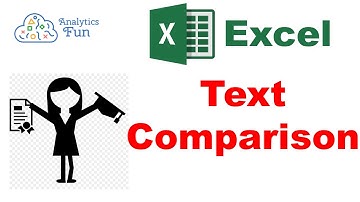 Compare text string in excel | How to compare text in excel | Text comparison in excel | Exact