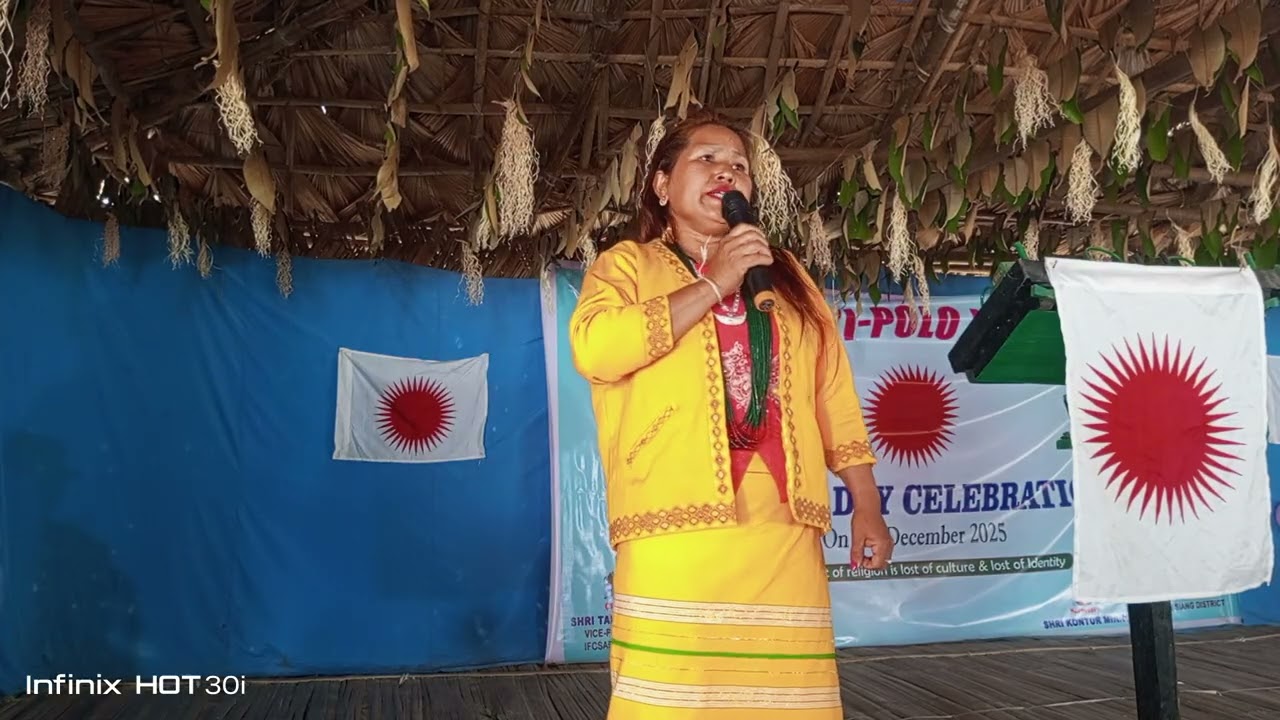 Yayem Talom jamoh Dpyk W president siang Komkar Gangging lo nitom Gogbi dung Donyipolo longa lo 2025