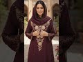kashmiri work gowns with dupatta