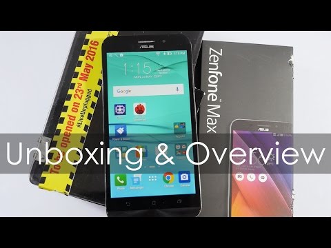 New Asus Zenfone Max Unboxing  amp  Overview