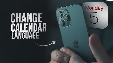 How to Change Calendar Language on iPhone (tutorial)