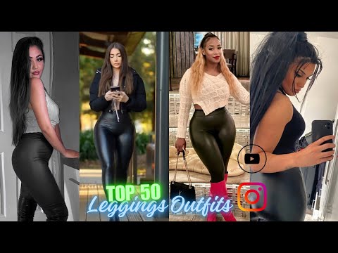 Top 10 Leather Leggings Outfits Of The Week | How To Style Leggings Fashion Right | Q&A GRWM Blog