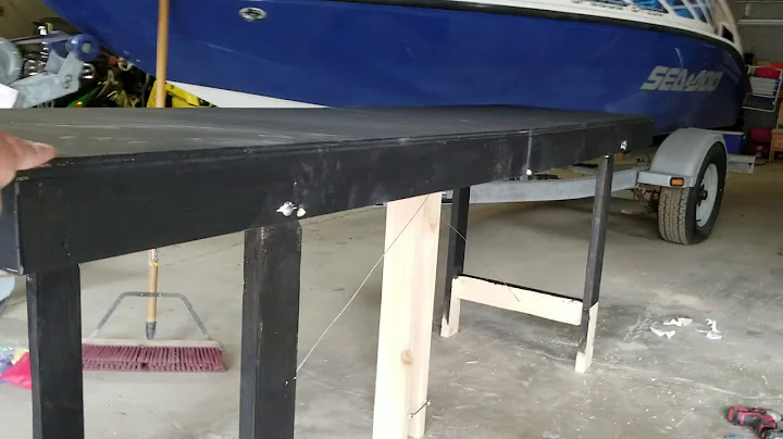 DIY Folding Beer pong table hack