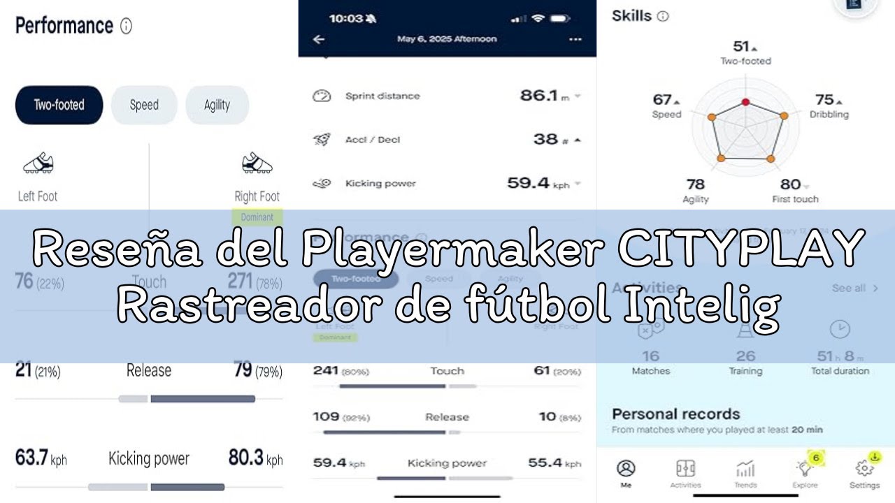 Reseña del Playermaker CITYPLAY Rastreador de fútbol Inteligente para Botas, Mejora tu Juego y contr